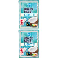 Een afbeelding van AH Kokosmelk light 2-pack