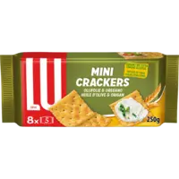 LU Mini crackers olijfolie & oregano