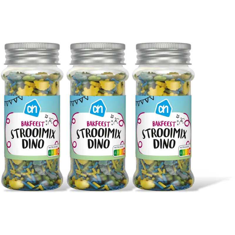 AH Bakfeest strooimix dino 3-pack