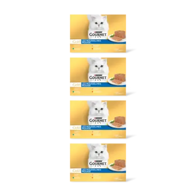pdp-image-Gourmet Gold mousse kip zalm niertjes konijn 4pk
