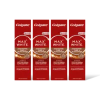 Colgate Max white voor koffie, thee wijnvlek 4pk