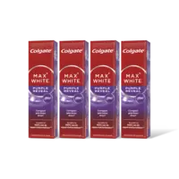Colgate Max white purple reveal 4-pack