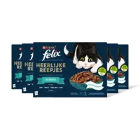 Felix Heerlijke reepjes vis selectie saus 5pk