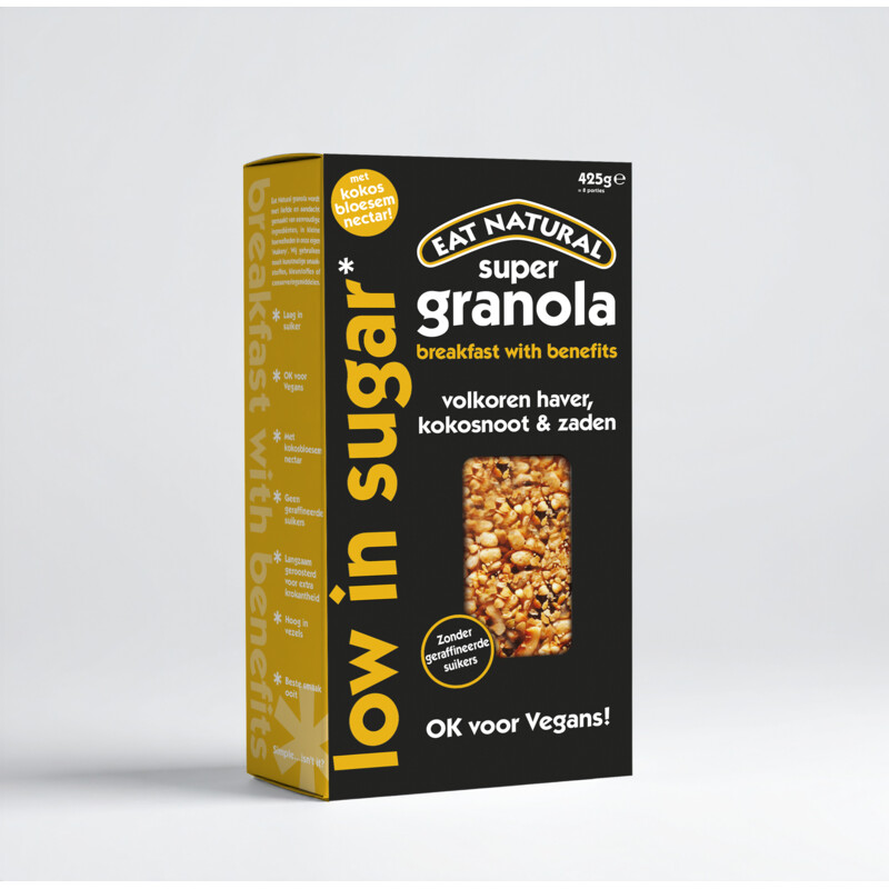 Een afbeelding van Eat Natural Super granola low in sugar
