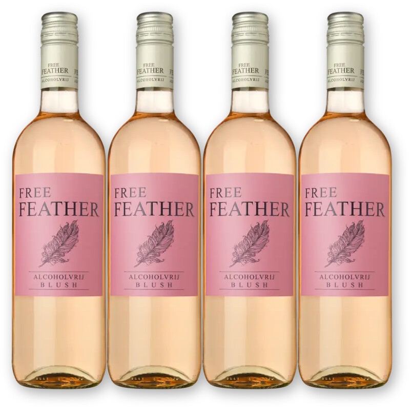 Free Feather Free Feather Rosé AF 4 flessen