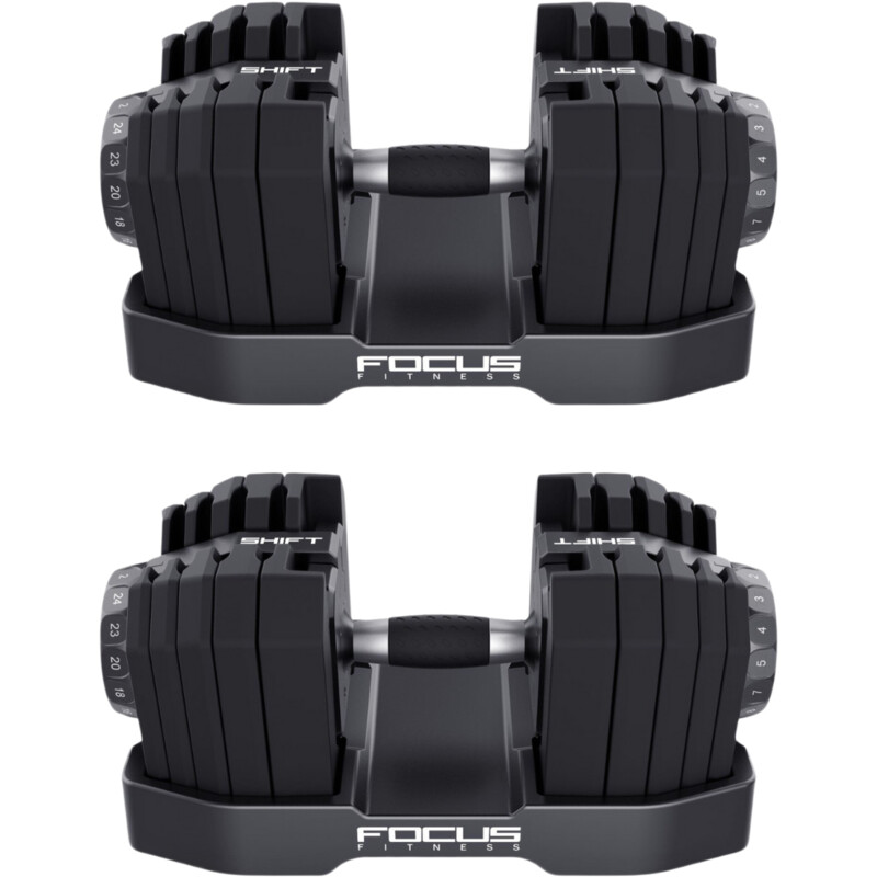 Focus Fitness 2x Verstelbare dumbbell