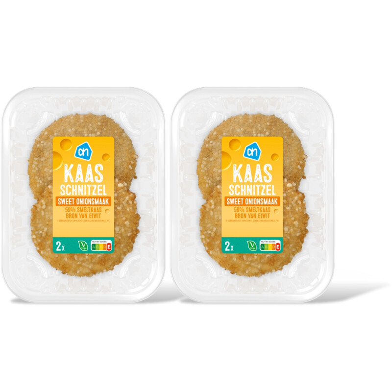AH Vegetarische kaasschnitzel swt onion 2pk