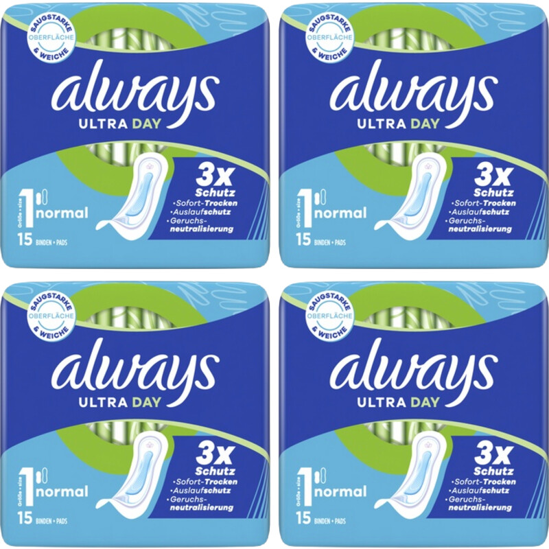 Een afbeelding van Always Maandverband Ultra Normal 4-pack