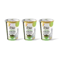 Itsu Chili miso noodles & broth cup 3-pack
