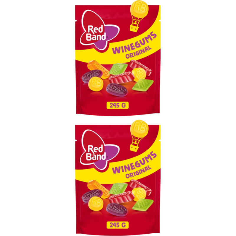 Een afbeelding van Red Band Winegums original 2-pack