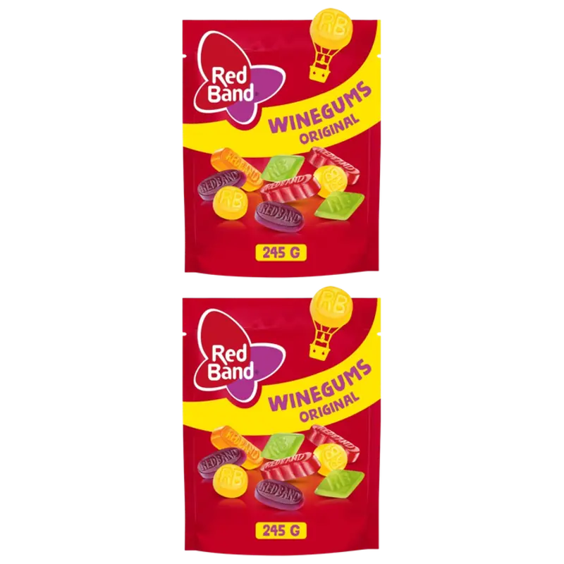 Red Band Winegums original 2-pack
