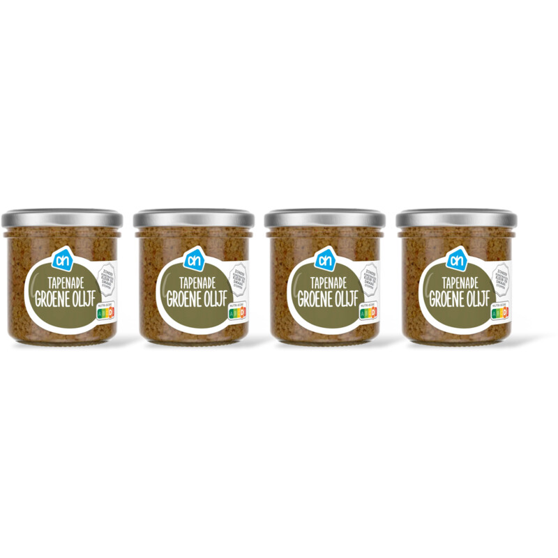 AH Tapenade groene olijf 4-pack