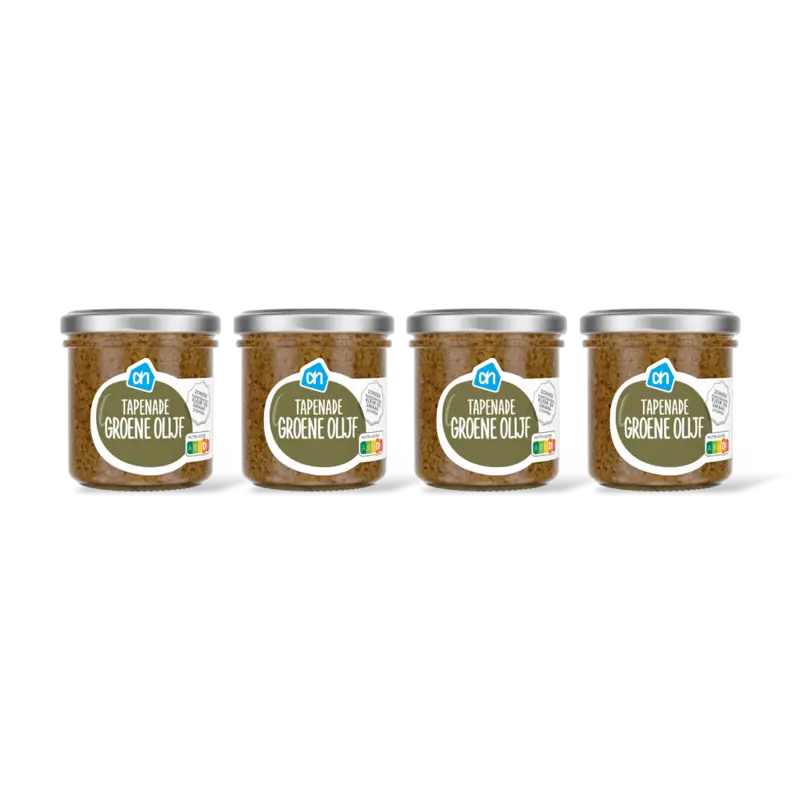AH Tapenade groene olijf 4-pack