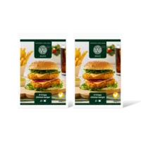 Wahid 4 crispy chicken burger 2-pack