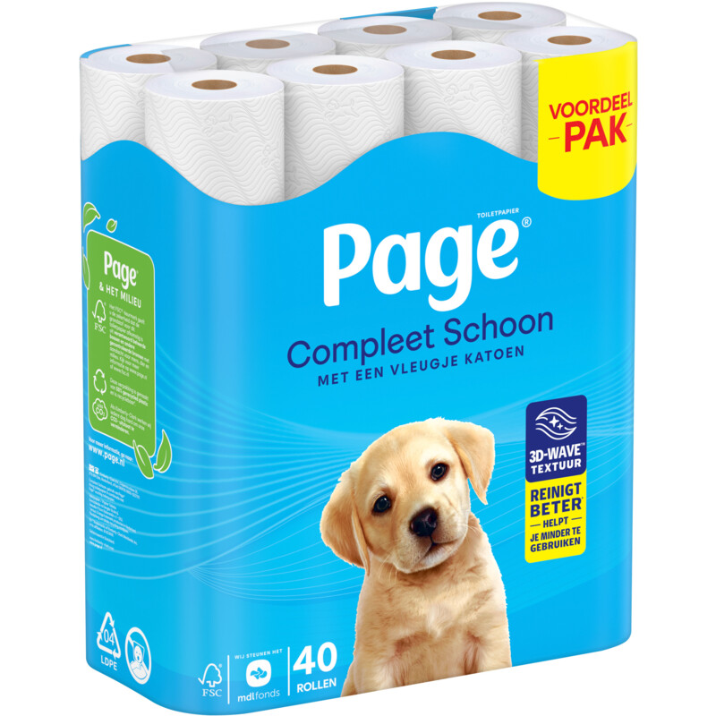 Een afbeelding van Page Compleet schoon toiletpapier