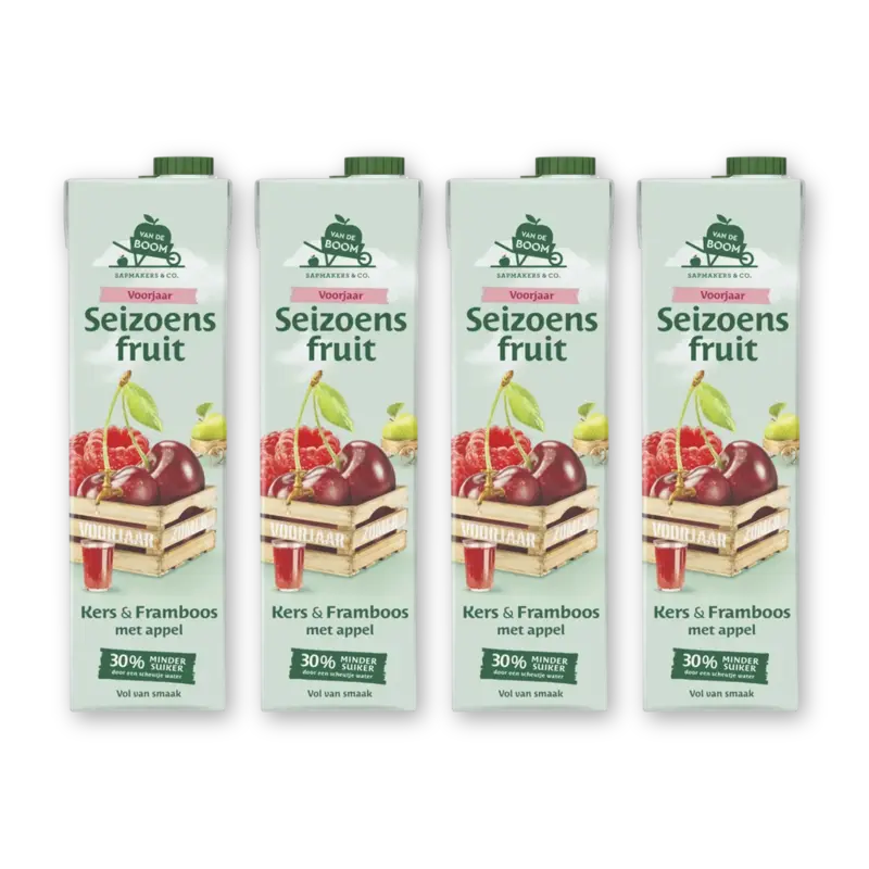 Seizoensfruit 4-pack