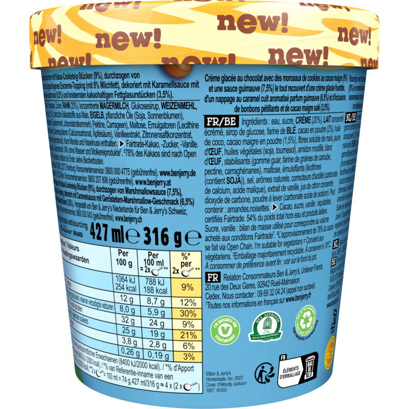 Een afbeelding van Ben & Jerry's Marshmallow & s'more