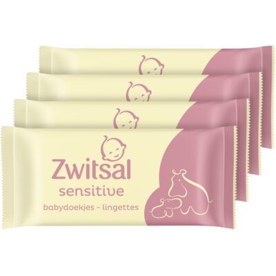 pdp-image-Zwitsal Baby sensitive billendoekjes 4-pack