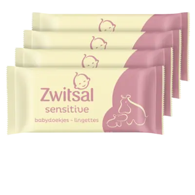 pdp-image-Zwitsal Baby sensitive billendoekjes 4-pack