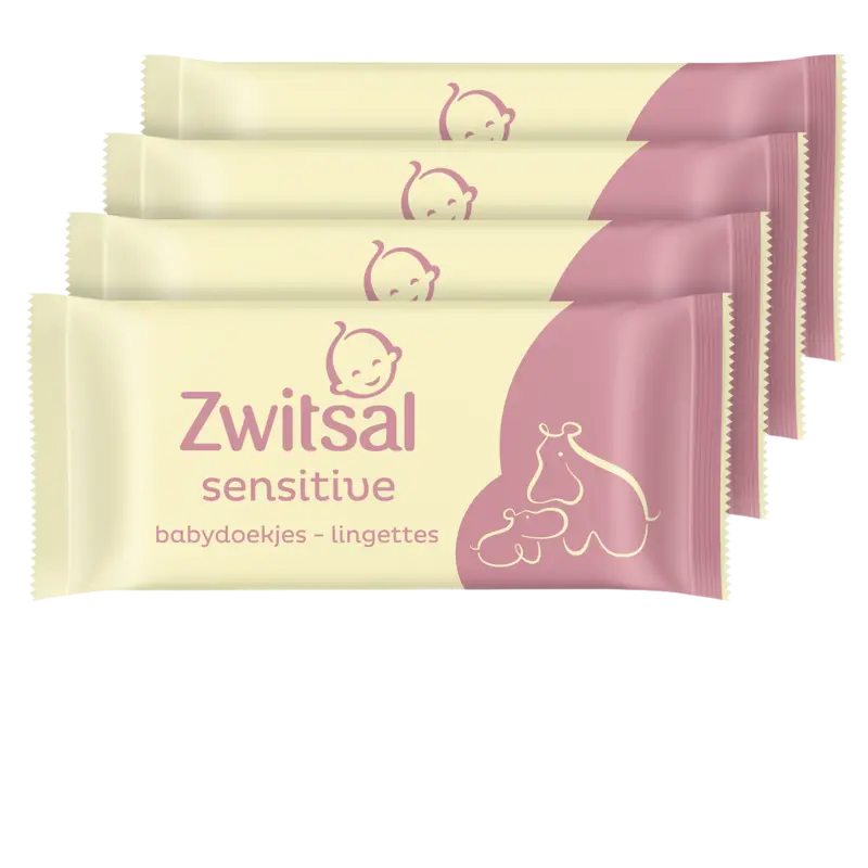 Baby sensitive billendoekjes 4-pack