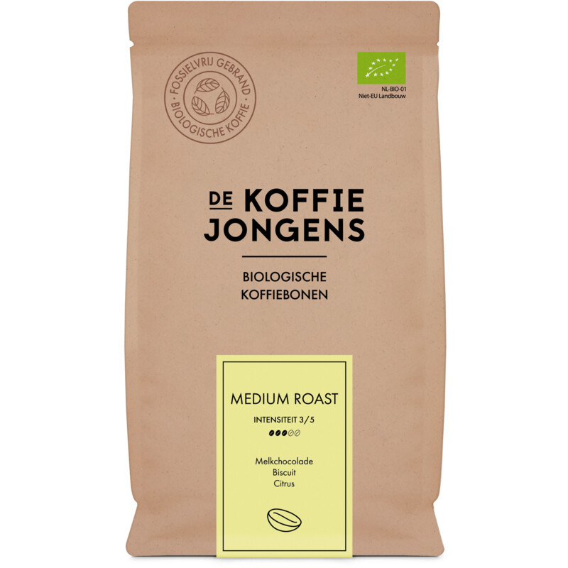 Een afbeelding van De Koffiejongens Medium roast koffiebonen