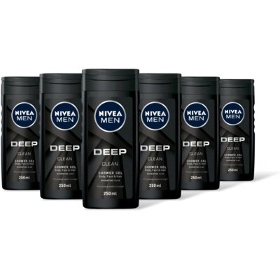 pdp-image-NIVEA Men deep clean shower gel 6-pack