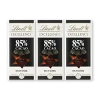 Lindt Excellence 85% pure chocolade 3-pack