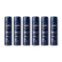 NIVEA Men deep black carbon anti-transp 6-pack