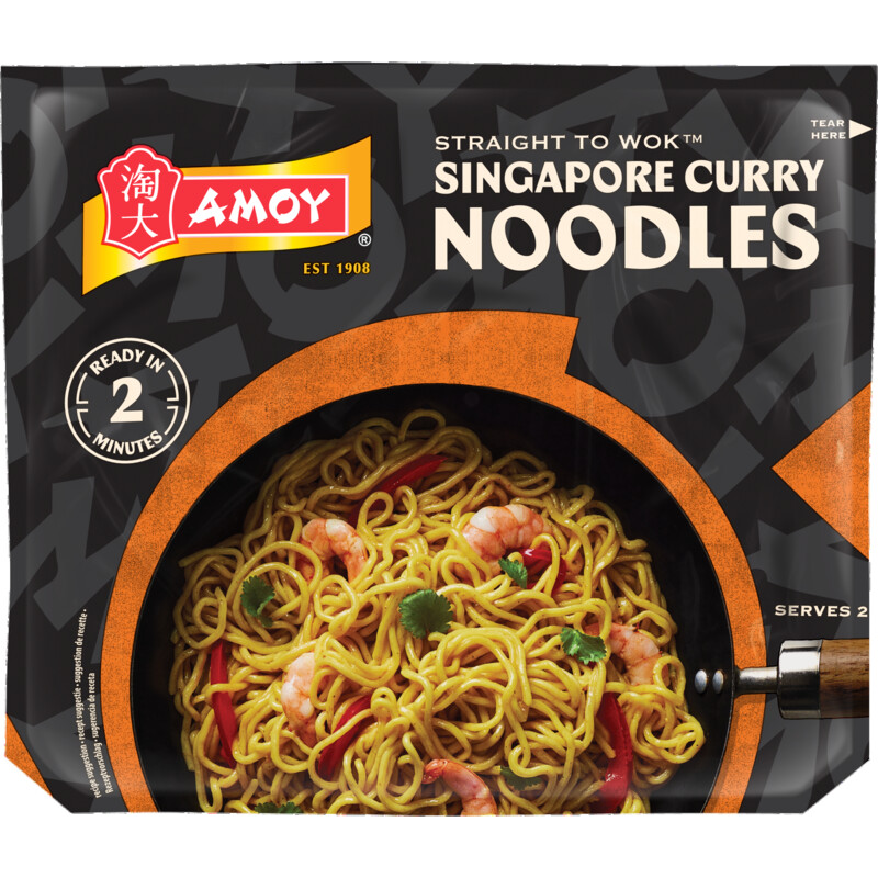 Een afbeelding van Amoy Singapore curry noedels