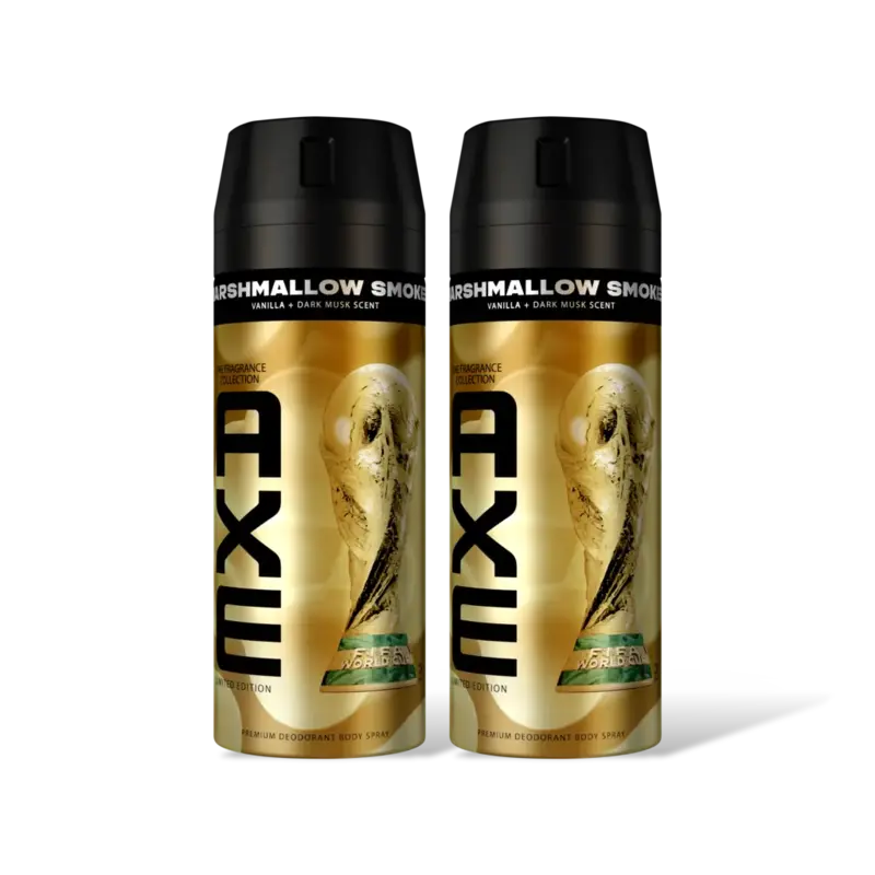 Axe Marshmallow smoke deodorant body 2-pack