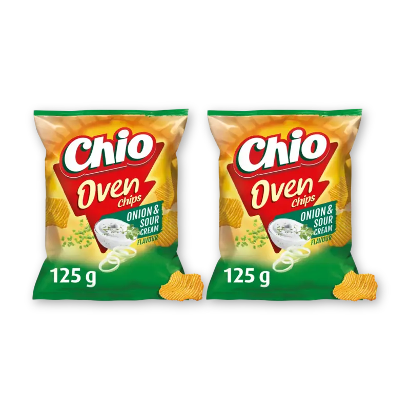 Chio Oven chips onion & sour cream 2-pack