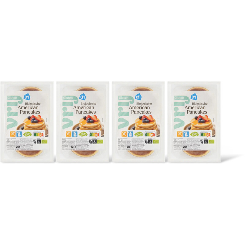 AH Glutenvrij Biologisch American pancakes 4-pack