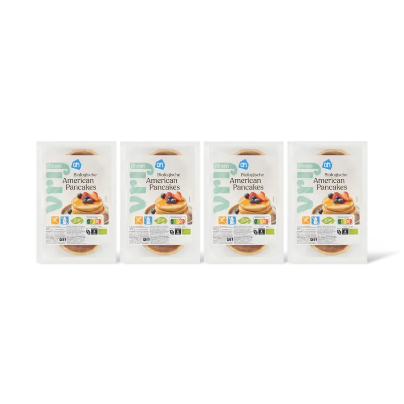 AH Glutenvrij Biologisch American pancakes 4-pack
