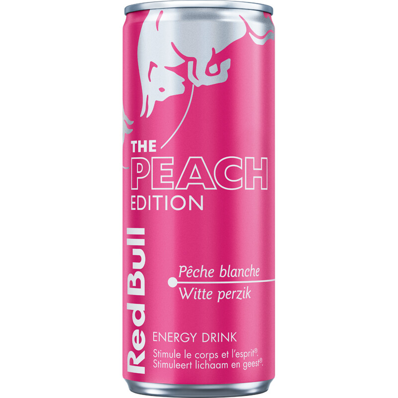 Een afbeelding van Red Bull Summer edition witte perzik bel