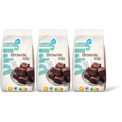 AH Glutenvrij Browniemix 3-pack