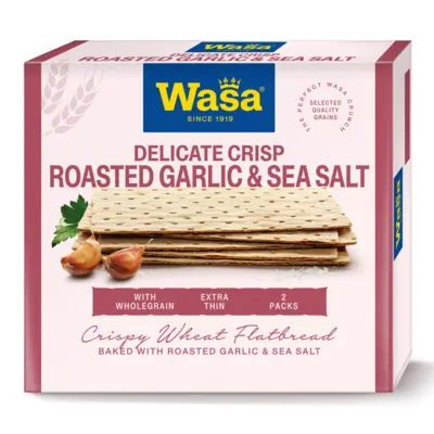 pdp-image-Wasa Delicate crisp roasted garlic & sea salt