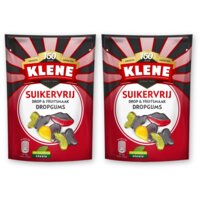 Klene Suikervrij dropgums 2-pack