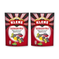 Klene Suikervrij dropgums 2-pack