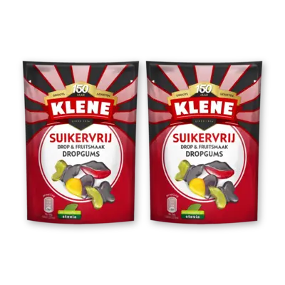 pdp-image-Klene Suikervrij dropgums 2-pack