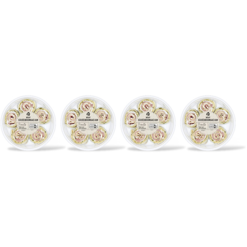 AH Wrap kruidenroomkaas ham 4-pack
