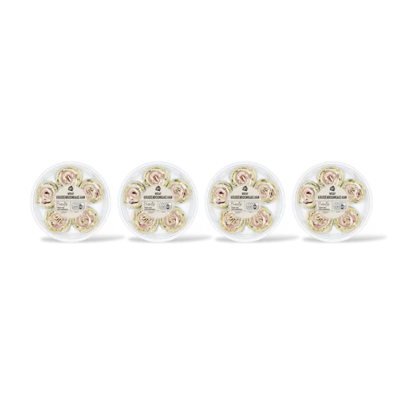 AH Wrap kruidenroomkaas ham 4-pack