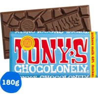 Een afbeelding van Tony's Chocolonely Reep donkere melk 42%