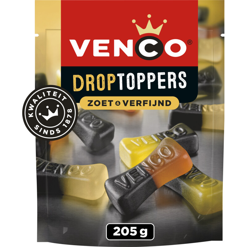Een afbeelding van Venco Droptoppers zoet & verfijnd