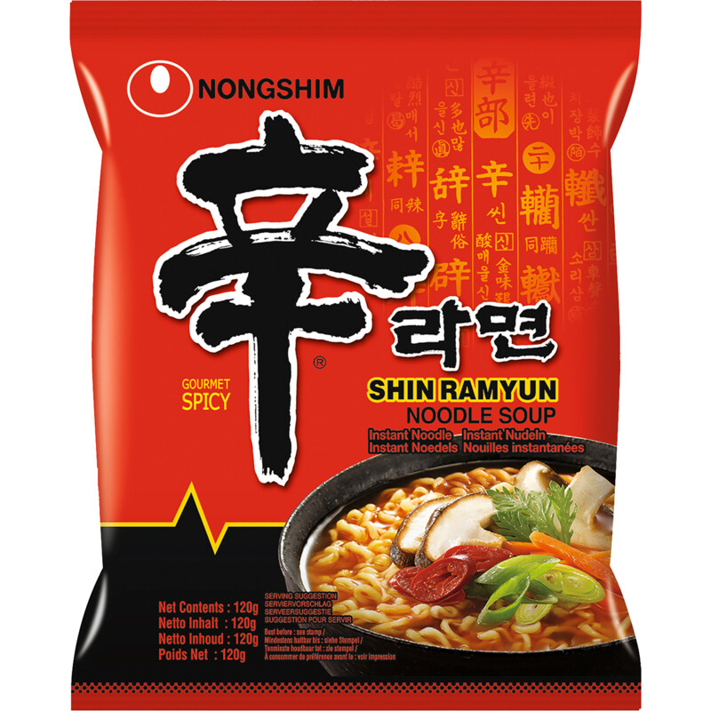 Een afbeelding van Nongshim Shin ramyun noodles
