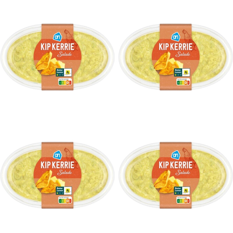 Een afbeelding van AH Kip kerrie salade 4-pack