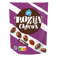 AH Rozijn choco's