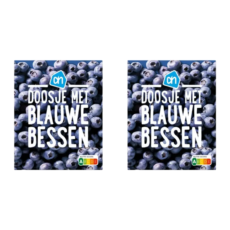 Doosje met blauwe bessen 2-pack