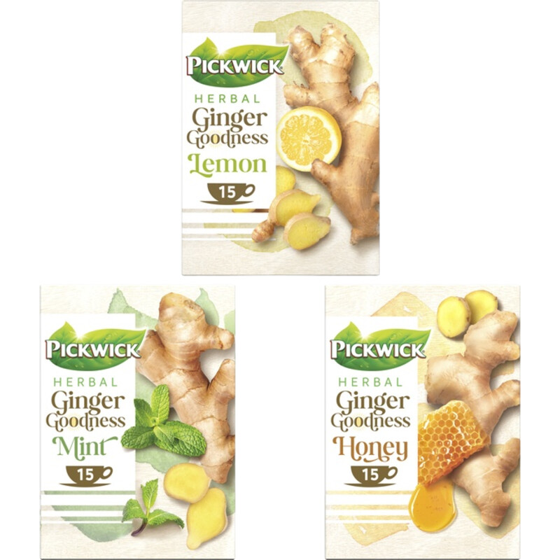 Een afbeelding van Pickwick Ginger Goodness variatiepakket