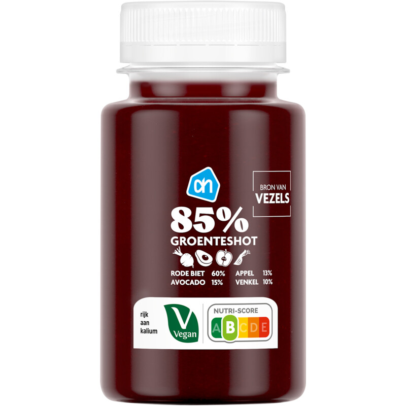 AH 85% Groenteshot rode biet avocado