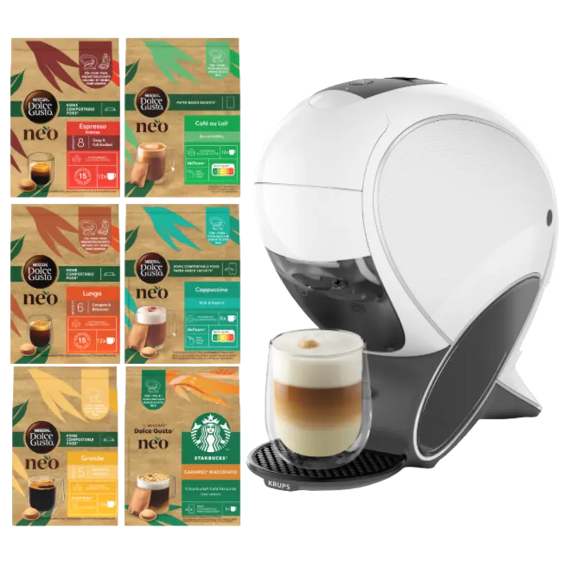 Krups Neo Latte + 6 dozen koffie